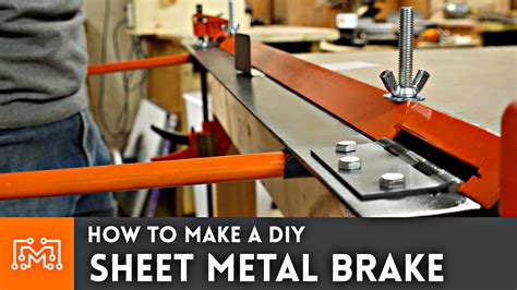 building a sheet metal brake|homemade metal brake bender.